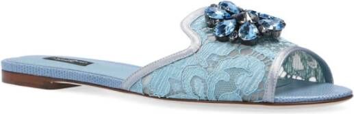 Dolce & Gabbana Bianca slides Blue Dames