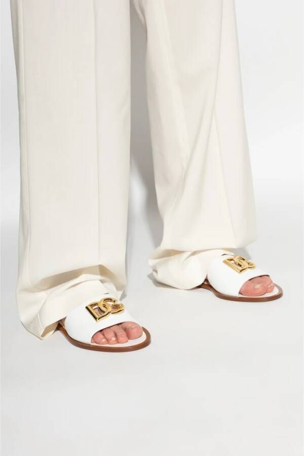 Dolce & Gabbana Bianca Slides White Dames