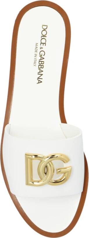 Dolce & Gabbana Bianca Slides White Dames