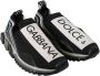 Dolce & Gabbana Black White Sorrento Sport Stretch Sneakers Zwart Heren - Thumbnail 20