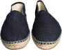 Dolce & Gabbana Blauwe Denim Leren Espadrilles Schoenen Blue - Thumbnail 2