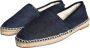 Dolce & Gabbana Blauwe Denim Leren Espadrilles Schoenen Blue - Thumbnail 9