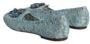 Dolce & Gabbana Blauwe Kant Kristal Ballet Flats Loafers Schoenen Blue Dames - Thumbnail 9