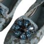 Dolce & Gabbana Blauwe Kant Kristal Ballet Flats Loafers Schoenen Blue Dames - Thumbnail 11