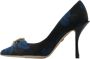 Dolce & Gabbana Blauwe kristalversierde hakken pumps schoenen Blue Dames - Thumbnail 10