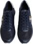 Dolce & Gabbana Blauwe Leren Casual Sportschoenen Blue Heren - Thumbnail 3