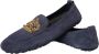 Dolce & Gabbana Blauwe Leren Crystal Crown Loafers Schoenen Blue Heren - Thumbnail 7