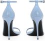 Dolce & Gabbana Blauwe Leren Stiletto Sandalen Blue Dames - Thumbnail 3