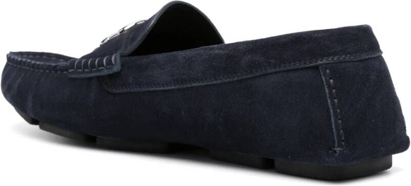 Dolce & Gabbana Blauwe platte schoenen voor vrouwen Blue Heren