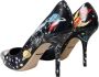 Dolce & Gabbana Blauwe Ruimte Robot Leren Hakken Pumps Schoenen Blue Dames - Thumbnail 4