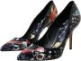 Dolce & Gabbana Blauwe Ruimte Robot Leren Hakken Pumps Schoenen Blue Dames - Thumbnail 14