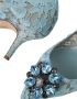 Dolce & Gabbana Blauwe Taormina Kant Kristal Hak Pumps Blue Dames - Thumbnail 7