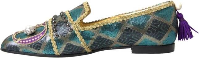 Dolce & Gabbana Bloemen Jacquard Loafers Multicolor Dames