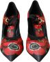 Dolce & Gabbana Bloemen Mary Jane Pumps Multicolor Dames - Thumbnail 2