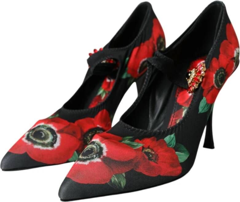 Dolce & Gabbana Bloemen Mary Jane Pumps Multicolor Dames