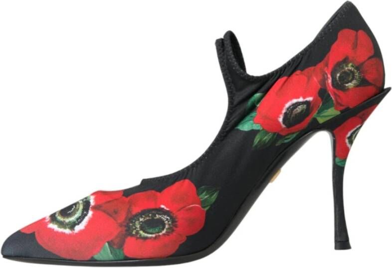 Dolce & Gabbana Bloemen Mary Jane Pumps Multicolor Dames