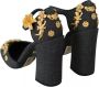 Dolce & Gabbana Bloemenengel Enkelband Schoenen Black Dames - Thumbnail 9