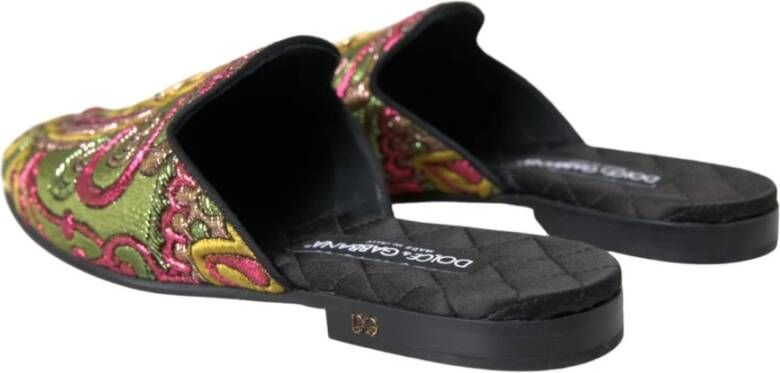 Dolce & Gabbana Bloemenprint Muiltjes Multicolor Dames