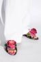 Dolce & Gabbana Bloemmotief slides Pink Dames - Thumbnail 2