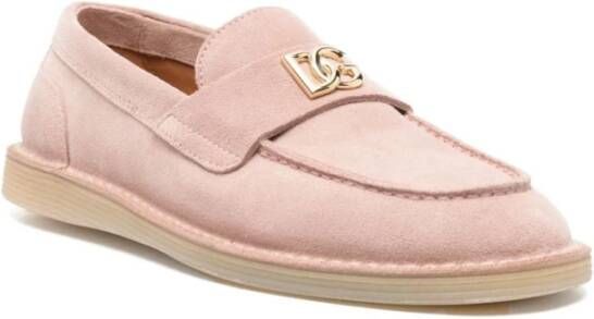 Dolce & Gabbana Blush Slip-On Damesschoenen Sandalen Pink Dames