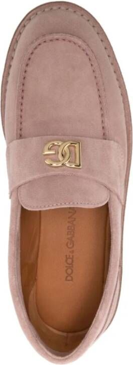 Dolce & Gabbana Blush Slip-On Damesschoenen Sandalen Pink Dames