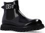 Dolce & Gabbana Brushed calfskin ankle boots with extra light sole Zwart Heren - Thumbnail 2