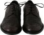 Dolce & Gabbana Bruin Leren Wingtip Derby Formele Schoenen Brown Heren - Thumbnail 14