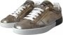 Dolce & Gabbana Bronze Metallic Logo Sneaker Schoenen Brown Heren - Thumbnail 4