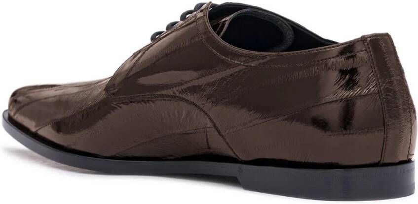 Dolce & Gabbana Bruin Paling Leren Formele Schoenen Brown Heren