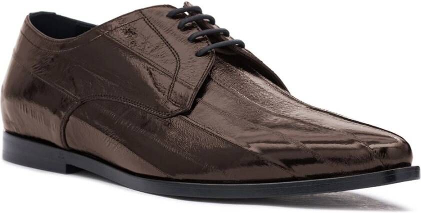 Dolce & Gabbana Bruin Paling Leren Formele Schoenen Brown Heren