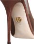 Dolce & Gabbana Bruine Enkelband Pumps met leren zool Brown Dames - Thumbnail 6