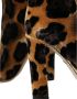 Dolce & Gabbana Bruine Giraffe Leren Mid Calf Laarzen Brown Dames - Thumbnail 13