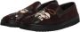 Dolce & Gabbana Bruine Katoenen Mocassin Loafers met Logo Brown Heren - Thumbnail 4