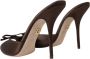 Dolce & Gabbana Bruine Suède Hak Sandalen Brown Dames - Thumbnail 4