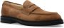 Dolce & Gabbana Bruine Suède Loafers met Logo Plaque Brown Dames - Thumbnail 4