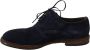 Dolce & Gabbana Blauwe Leren Marsala Derby Schoenen Blue Heren - Thumbnail 7