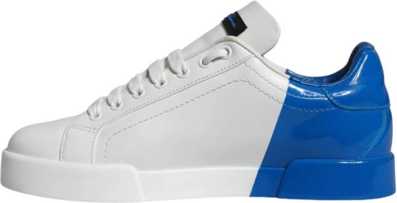 Dolce & Gabbana Casual Leren Lage Sneakers White Heren