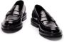 Dolce & Gabbana Casual Zwarte Mocassin met Metalen Logo Hak Black Dames - Thumbnail 2