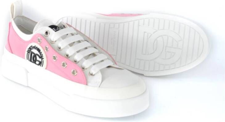 Dolce & Gabbana Dames Lage Sneakers Pink Dames