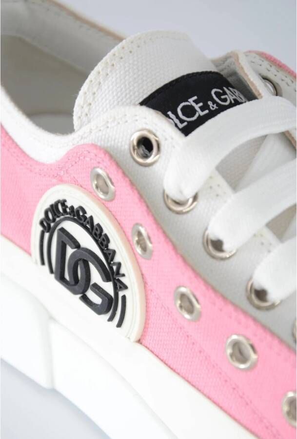 Dolce & Gabbana Dames Lage Sneakers Pink Dames