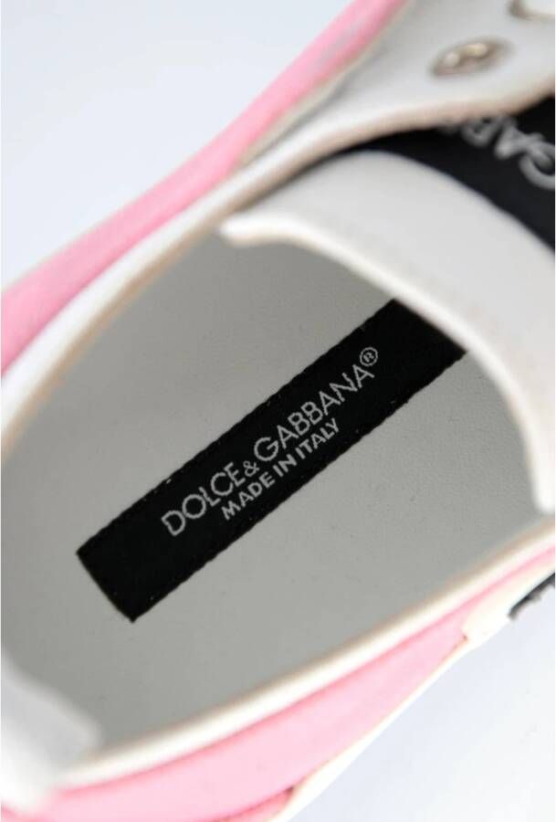 Dolce & Gabbana Dames Lage Sneakers Pink Dames