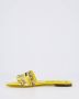 Dolce & Gabbana Dames Platte Slides Yellow Dames - Thumbnail 8