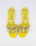 Dolce & Gabbana Dames Platte Slides Yellow Dames - Thumbnail 9