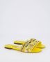 Dolce & Gabbana Dames Platte Slides Yellow Dames - Thumbnail 10