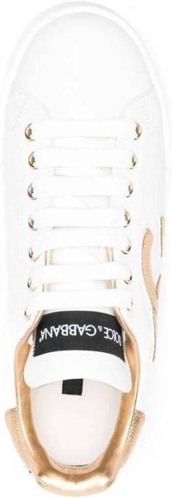 Dolce & Gabbana DG-versierde lage sneakers White Dames