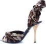 Dolce & Gabbana Dierenprint Hakken Sandalen Brown Dames - Thumbnail 5