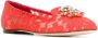 Dolce & Gabbana Rode Taormina Kant Kristallen Ballet Flats Schoenen Red Dames - Thumbnail 31