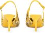 Dolce & Gabbana Elegant Slingback Pumps Yellow Dames - Thumbnail 3