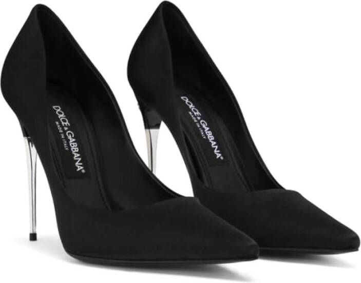 Dolce & Gabbana Elegante Decollete Schoenen voor Vrouwen Black Dames