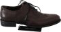 Dolce & Gabbana Zwarte Fluweel Leren Veterschoenen Derby Black Heren - Thumbnail 3